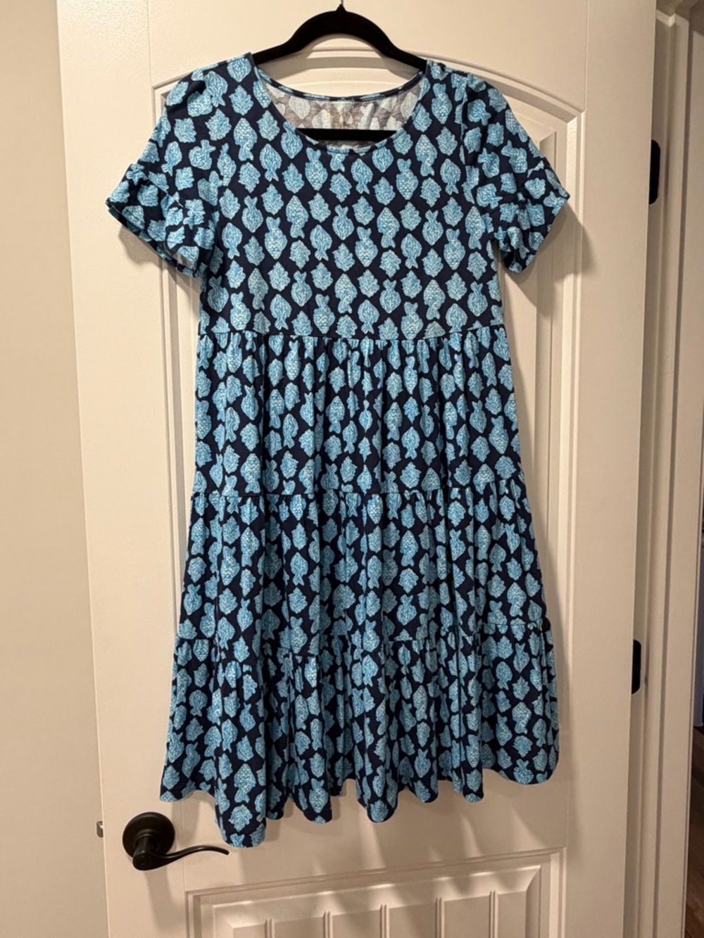 Lilly Pulitzer Navy Dress with Light Blue
